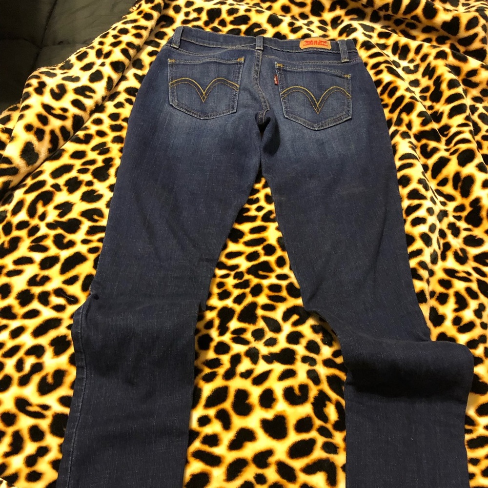 Levi’s skinny super low jeans